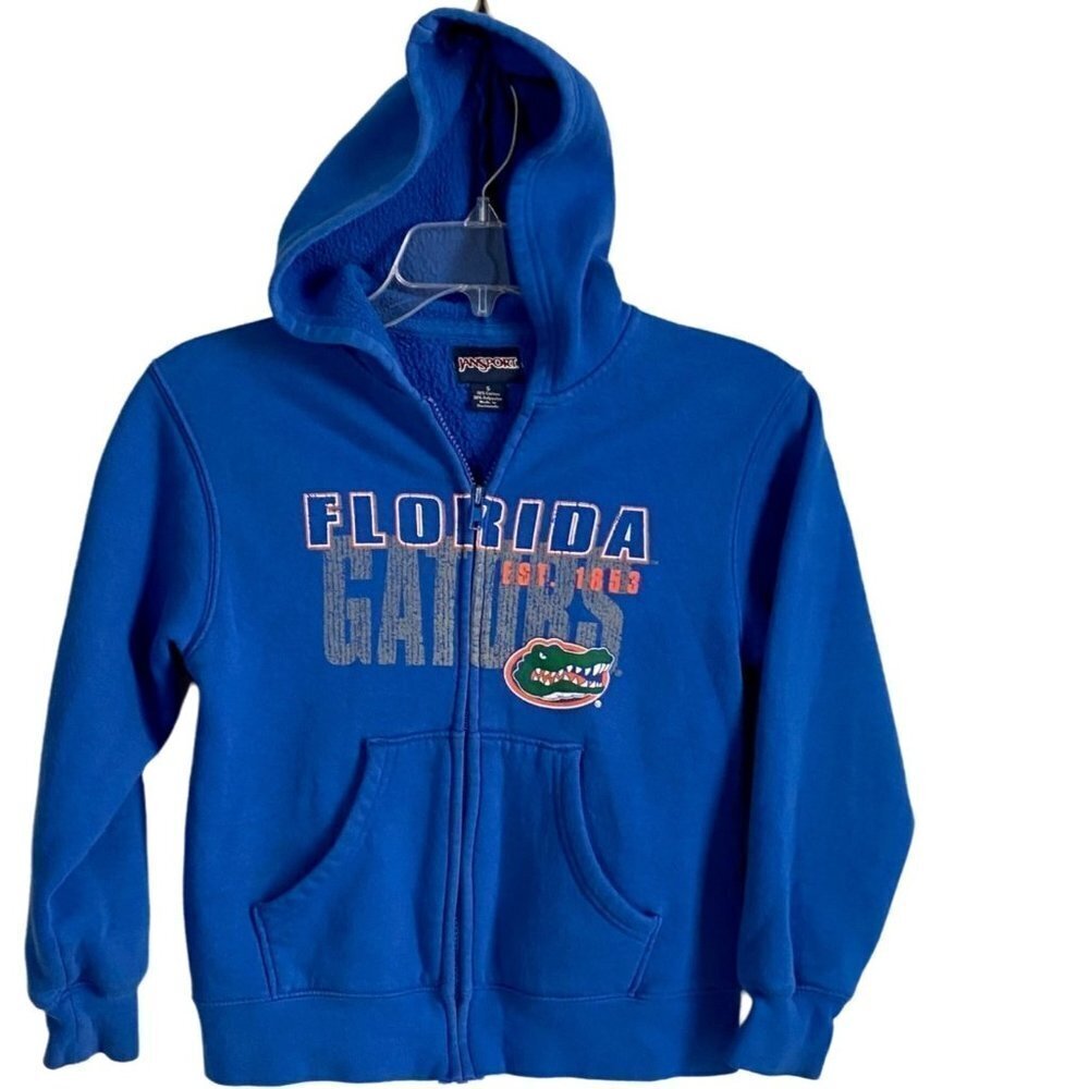 University of Florida Gators Full Zip Hooded Sweatshirt Youth Small